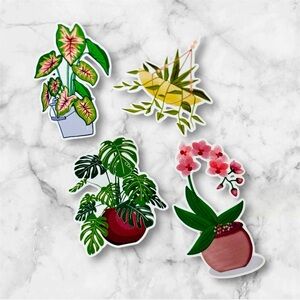Botani-Stick It! 🌿 Plant-Inspired Stickers for Green Thumb Vibes